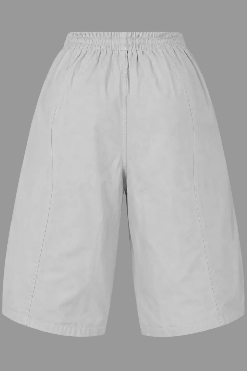Light gray shorts on a white background