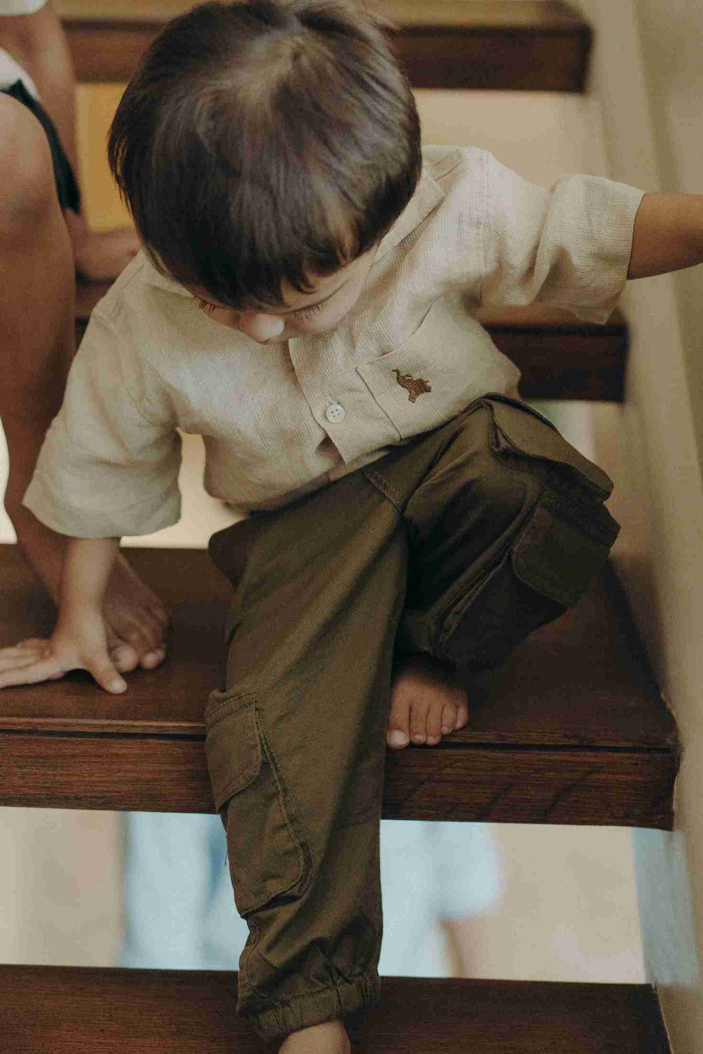 Olive Green multi pocket cargo pants