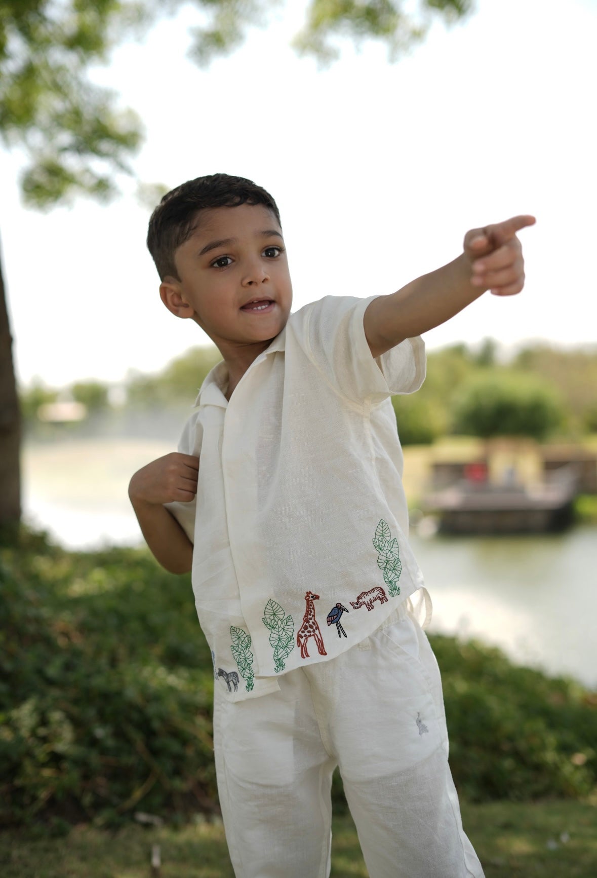 Breezy Linen Animal Shirt