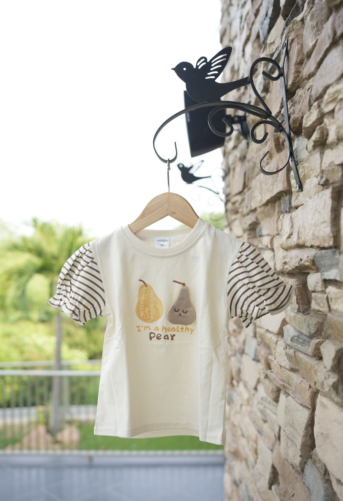 Pear up tee in beige