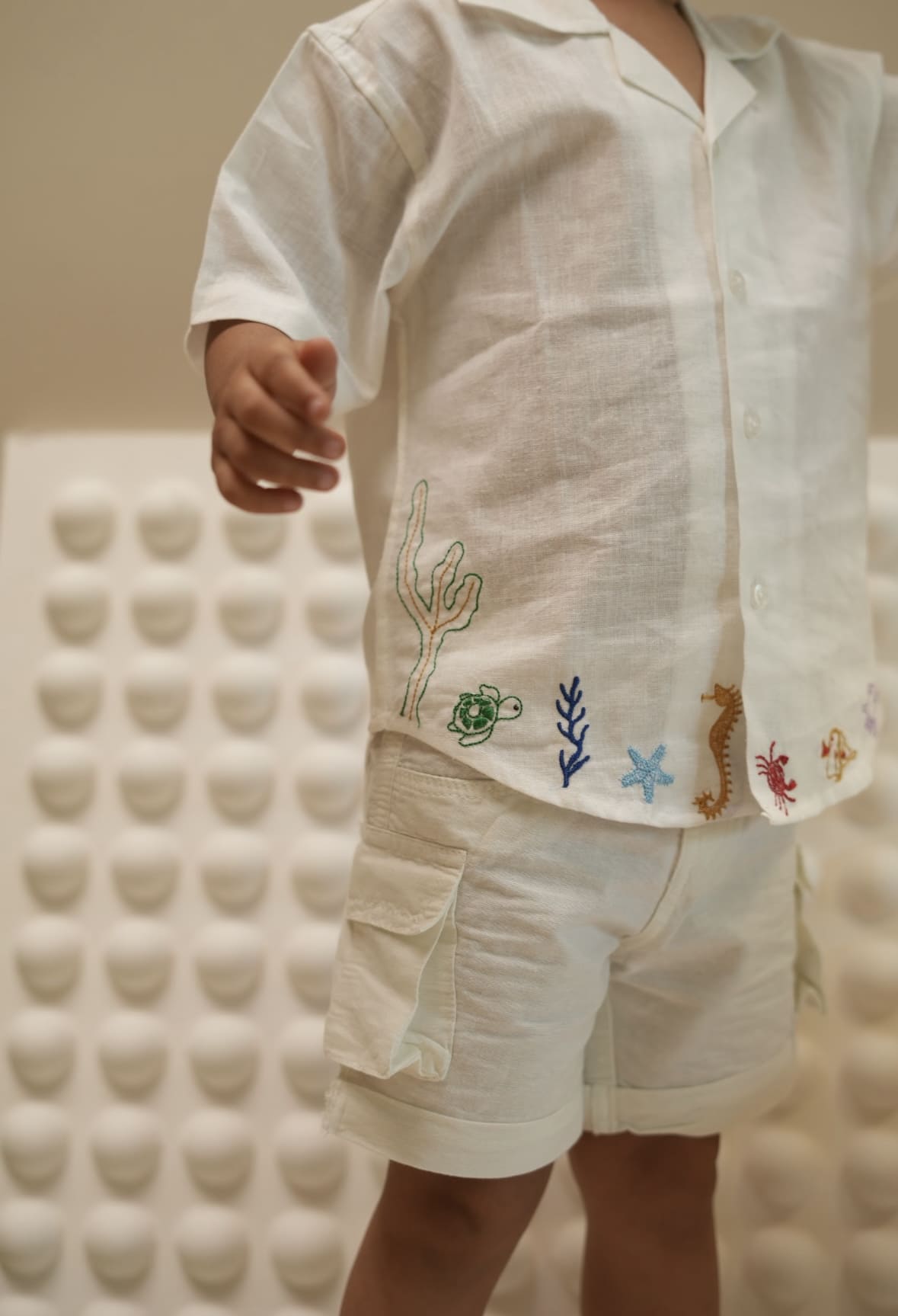 Breezy Linen Marine Animal set