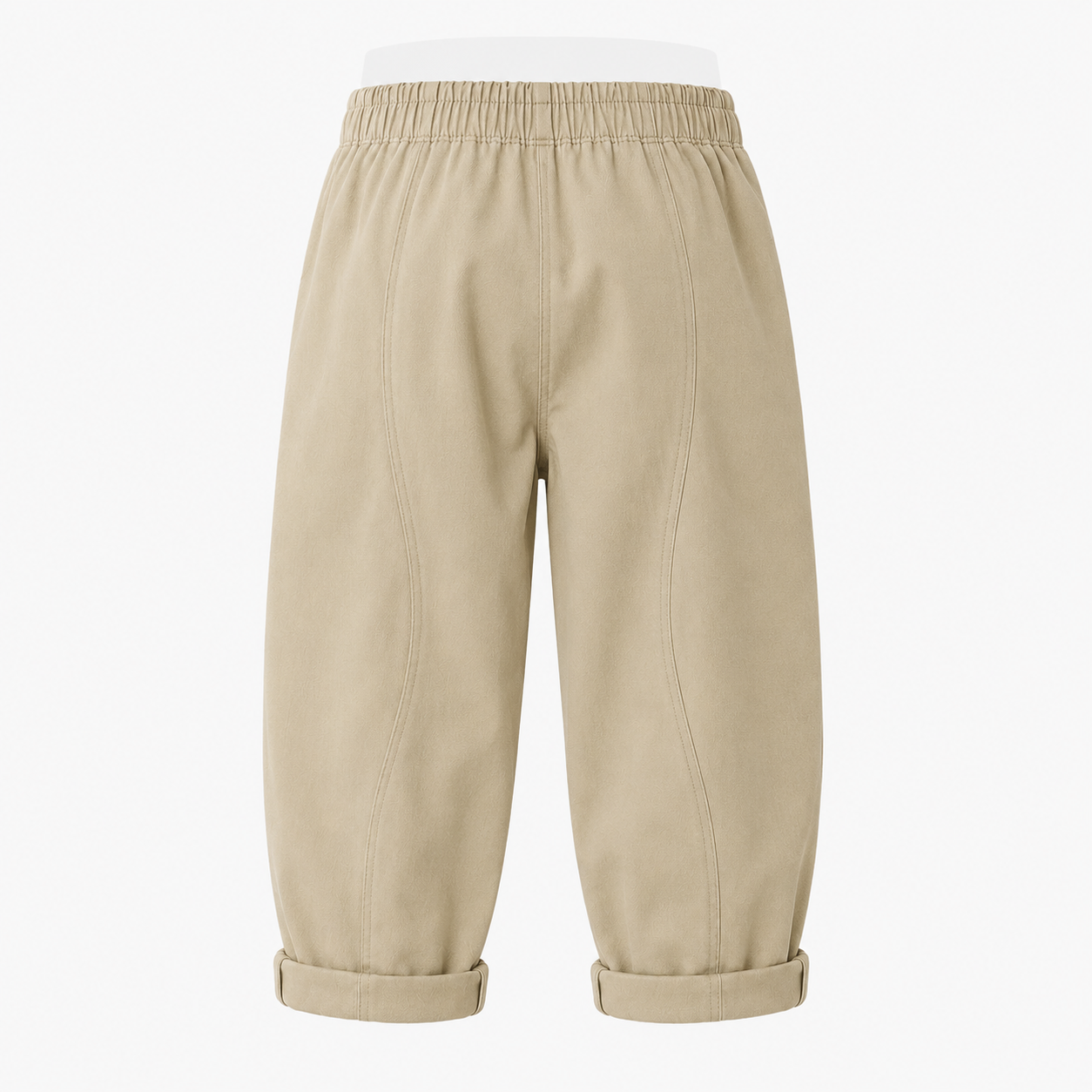 Beige baggy pants