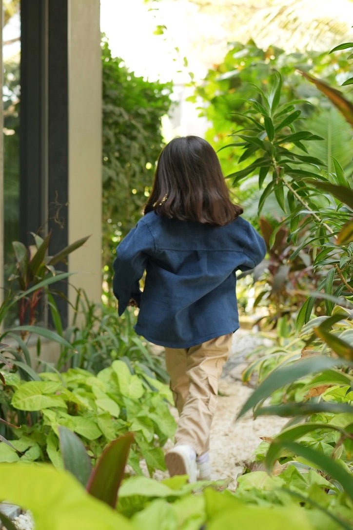 Navy corduroy shirt