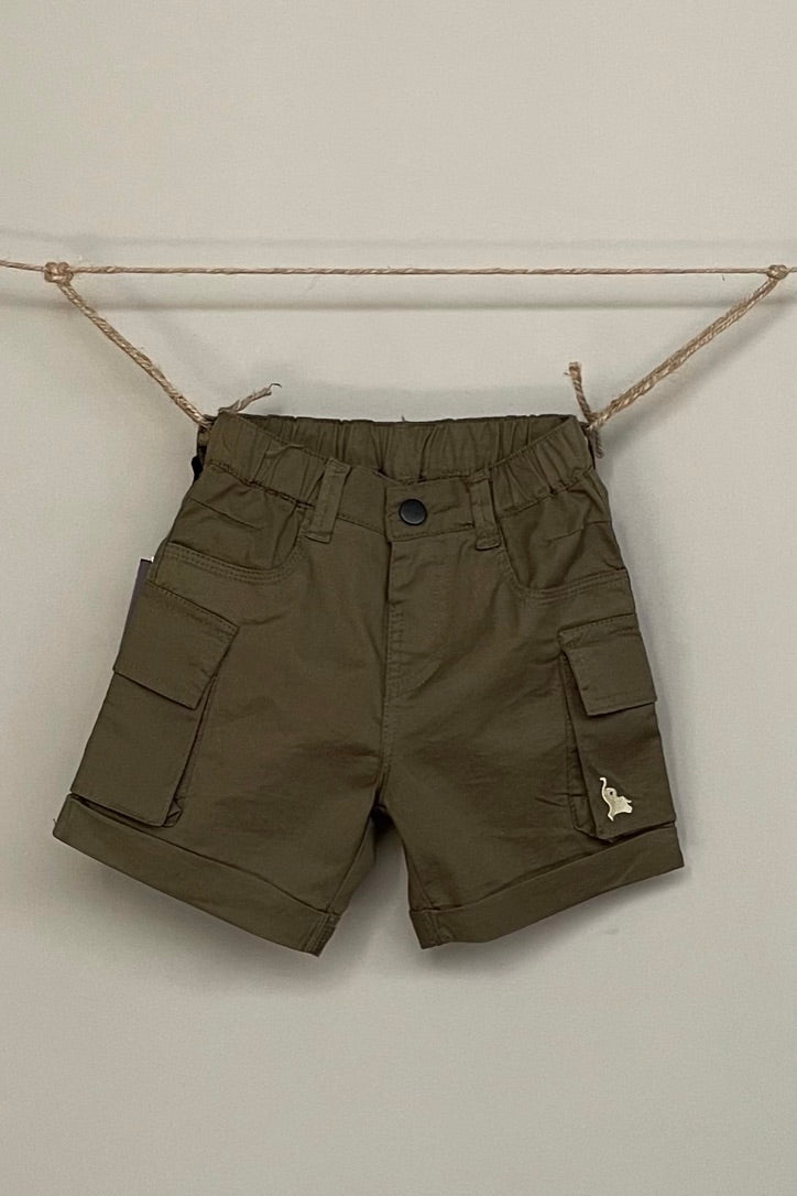 Olive Cargo Shorts