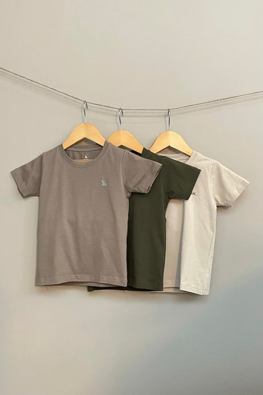 Soft Neutral tees (pack of 3)