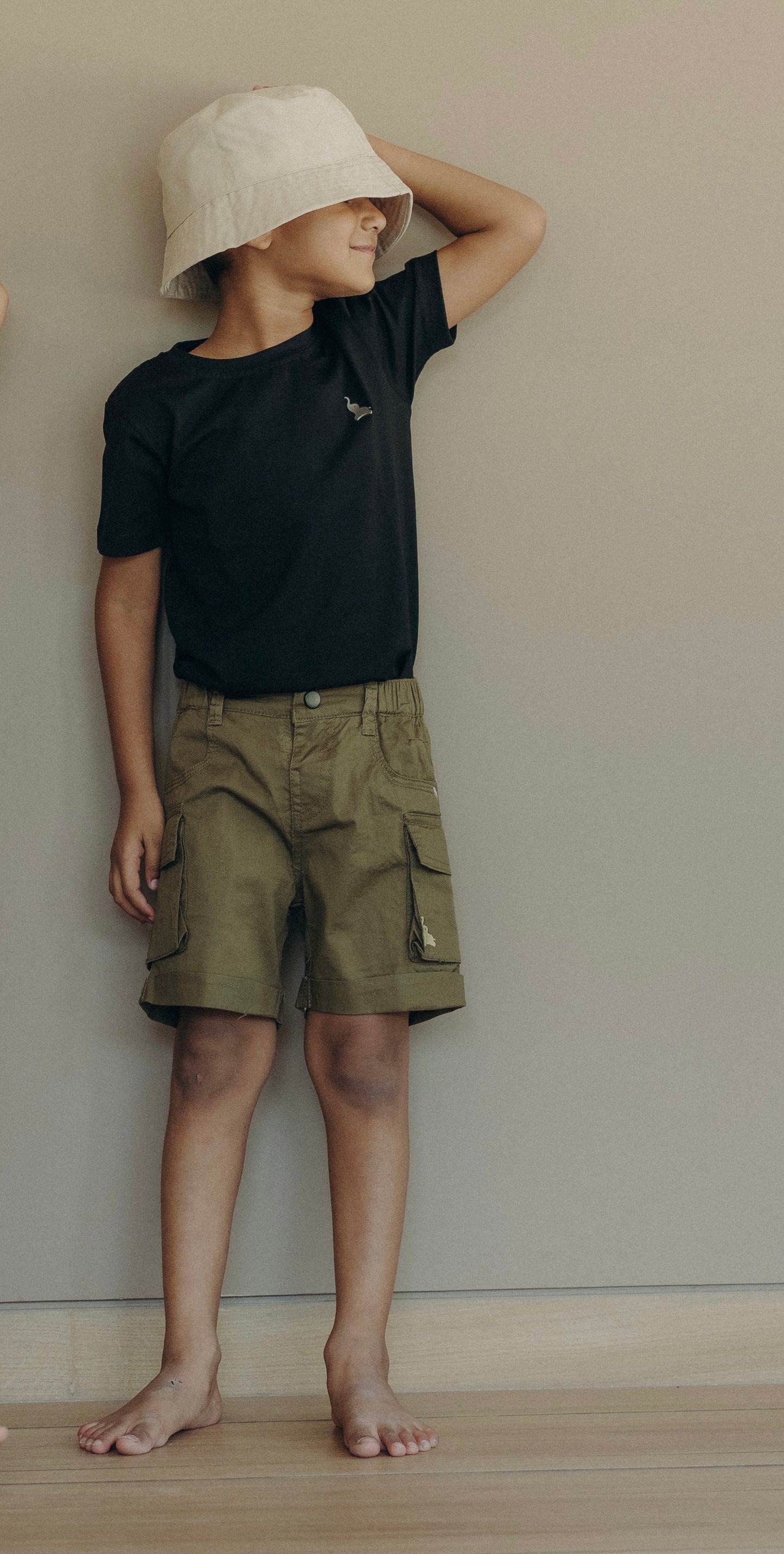 Olive Cargo Shorts