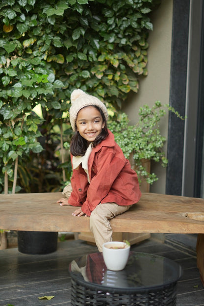 Rust corduroy shirt