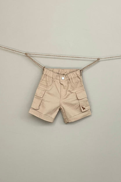 Beige Cargo Shorts – Baingny
