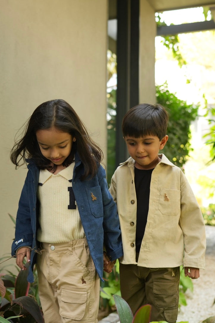 Navy corduroy shirt