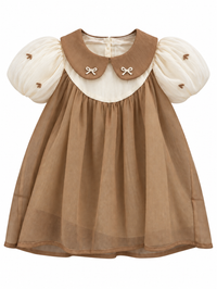 Hazelnut Bow Dress