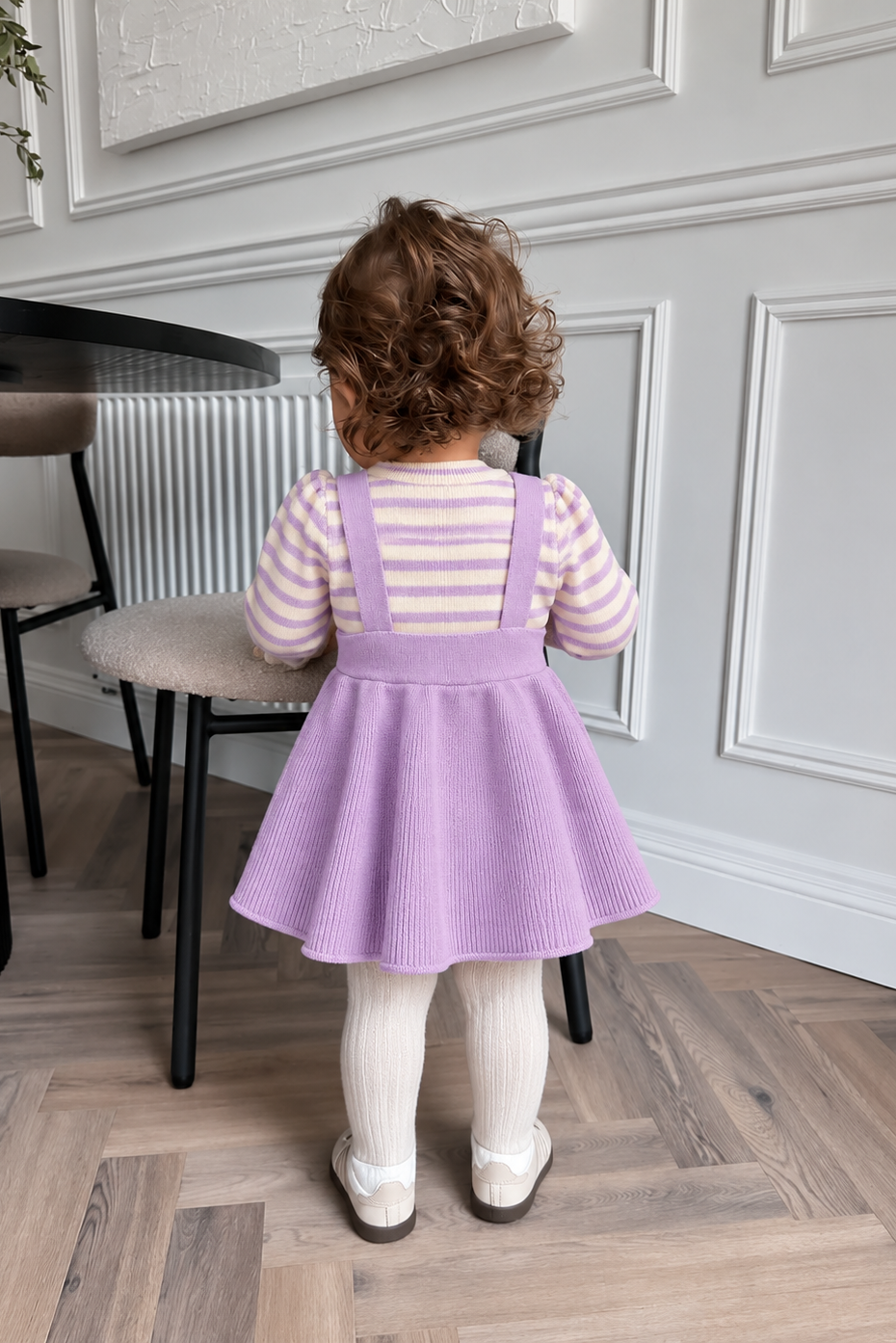 Lilac Bloom Knit Dress