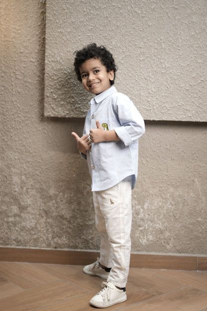 Cool Blue Dino Shirt