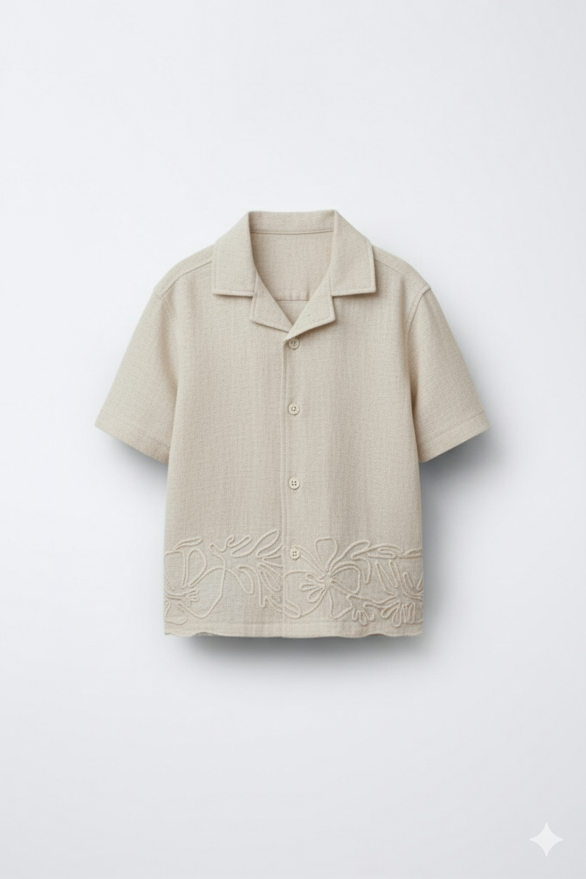 Linen Leaf Shirt