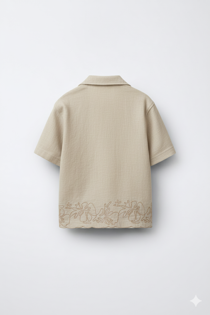 Linen Leaf Shirt