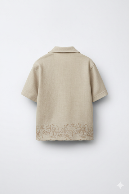 Linen Leaf Shirt