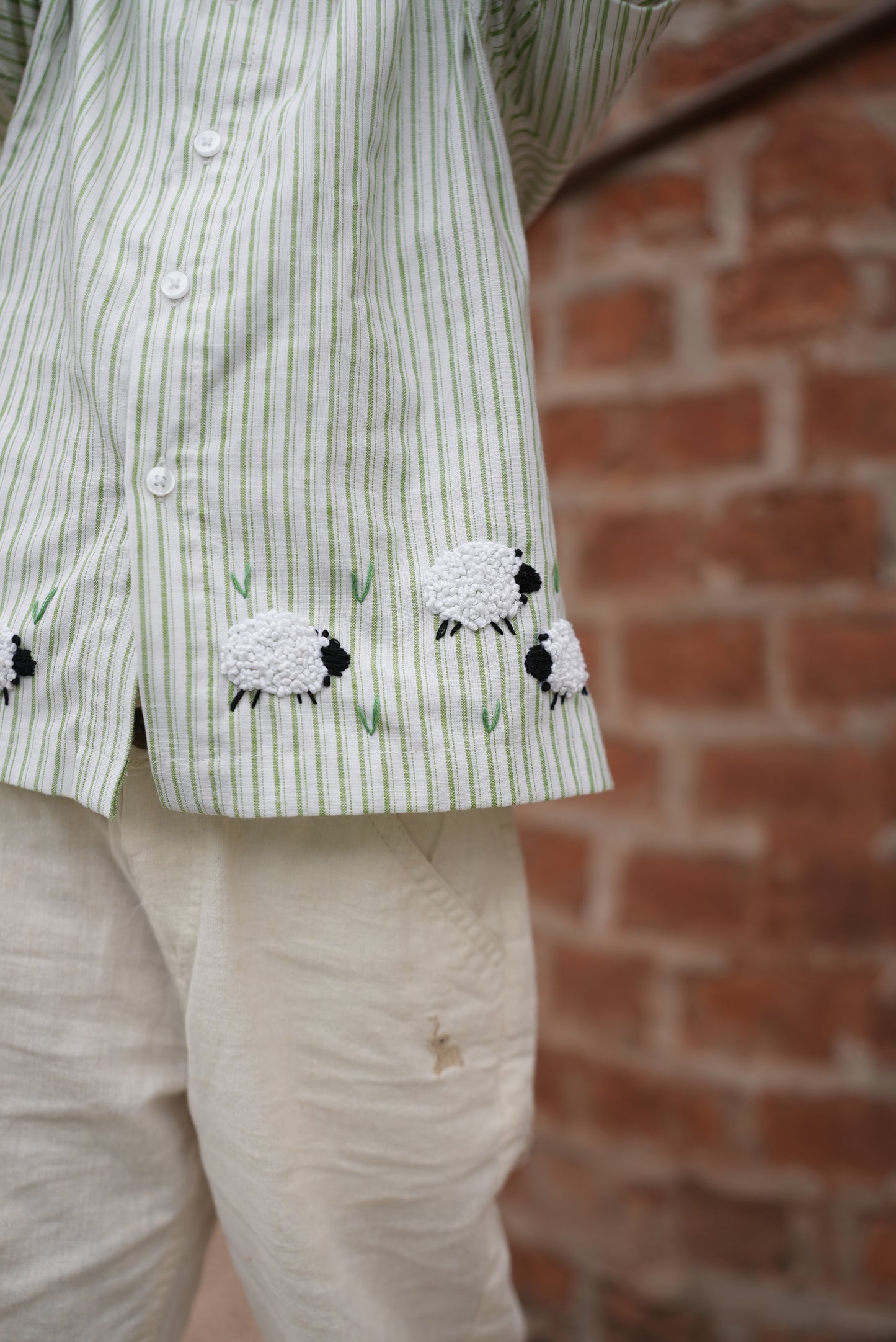 Sheep linen shirt