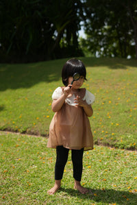 Hazelnut Bow Dress