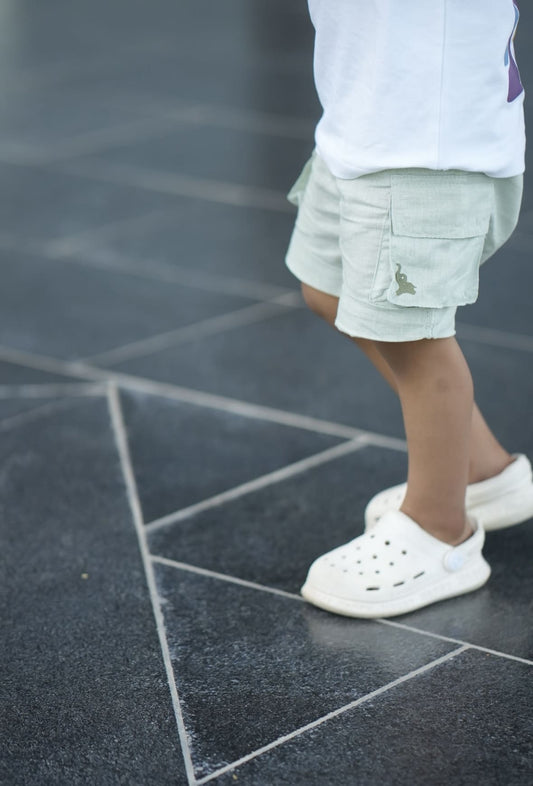 Sage cargo shorts
