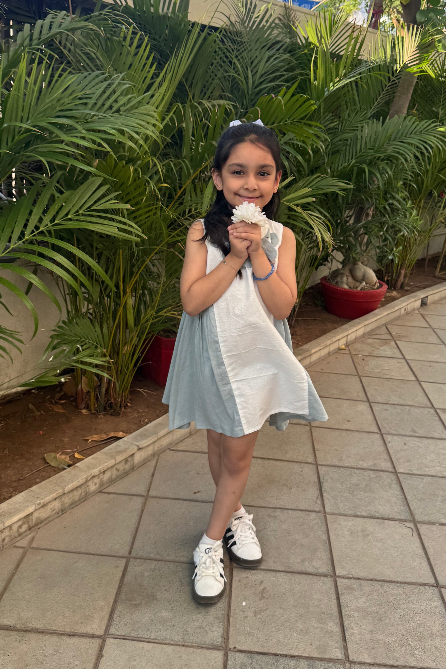 Sage Petal Dress