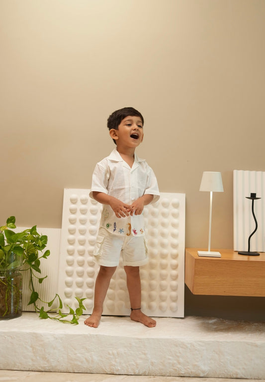 Breezy Linen Marine Animal set