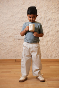 Light grey korean pants