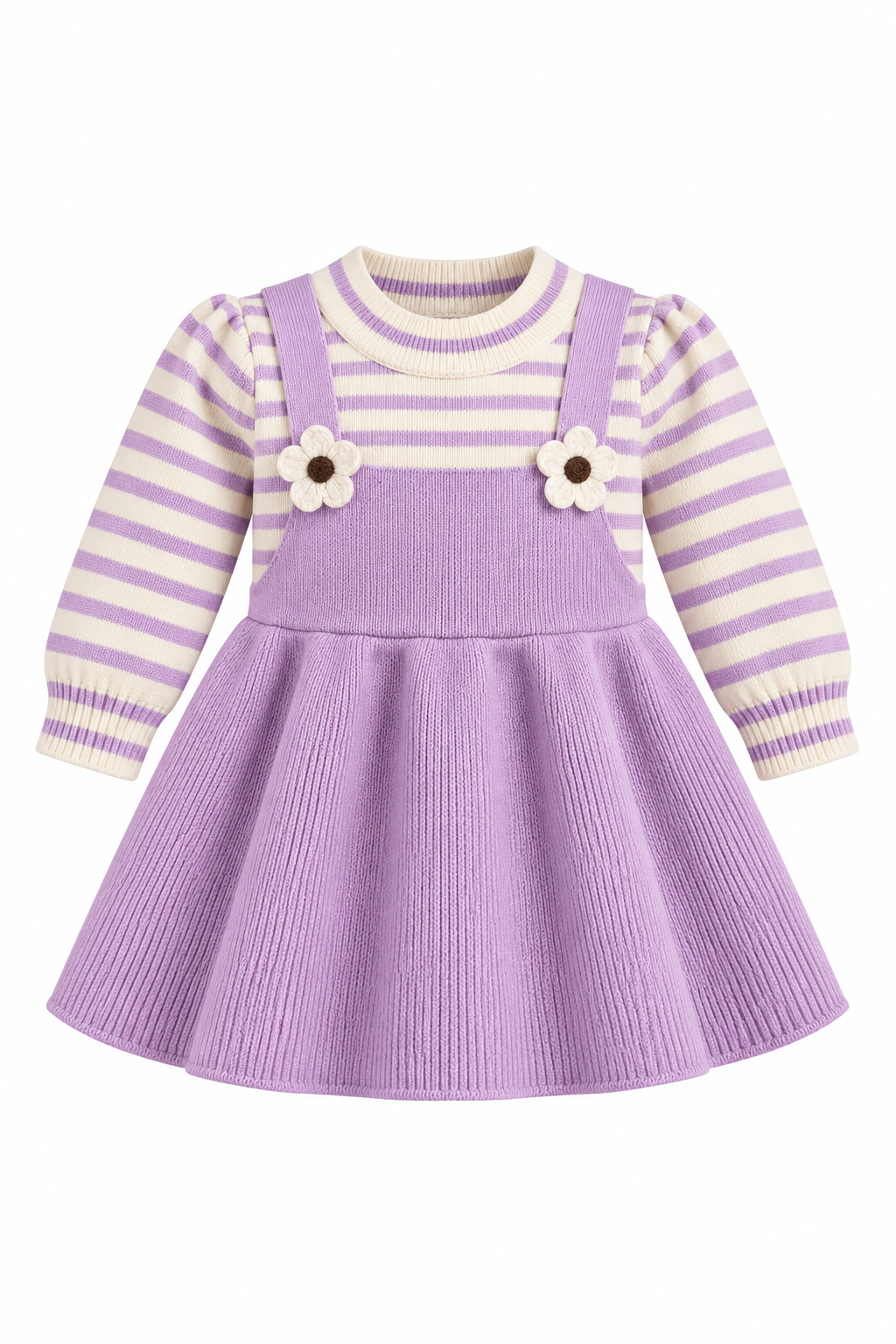 Lilac Bloom Knit Dress