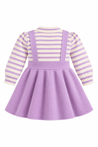 Lilac Bloom Knit Dress