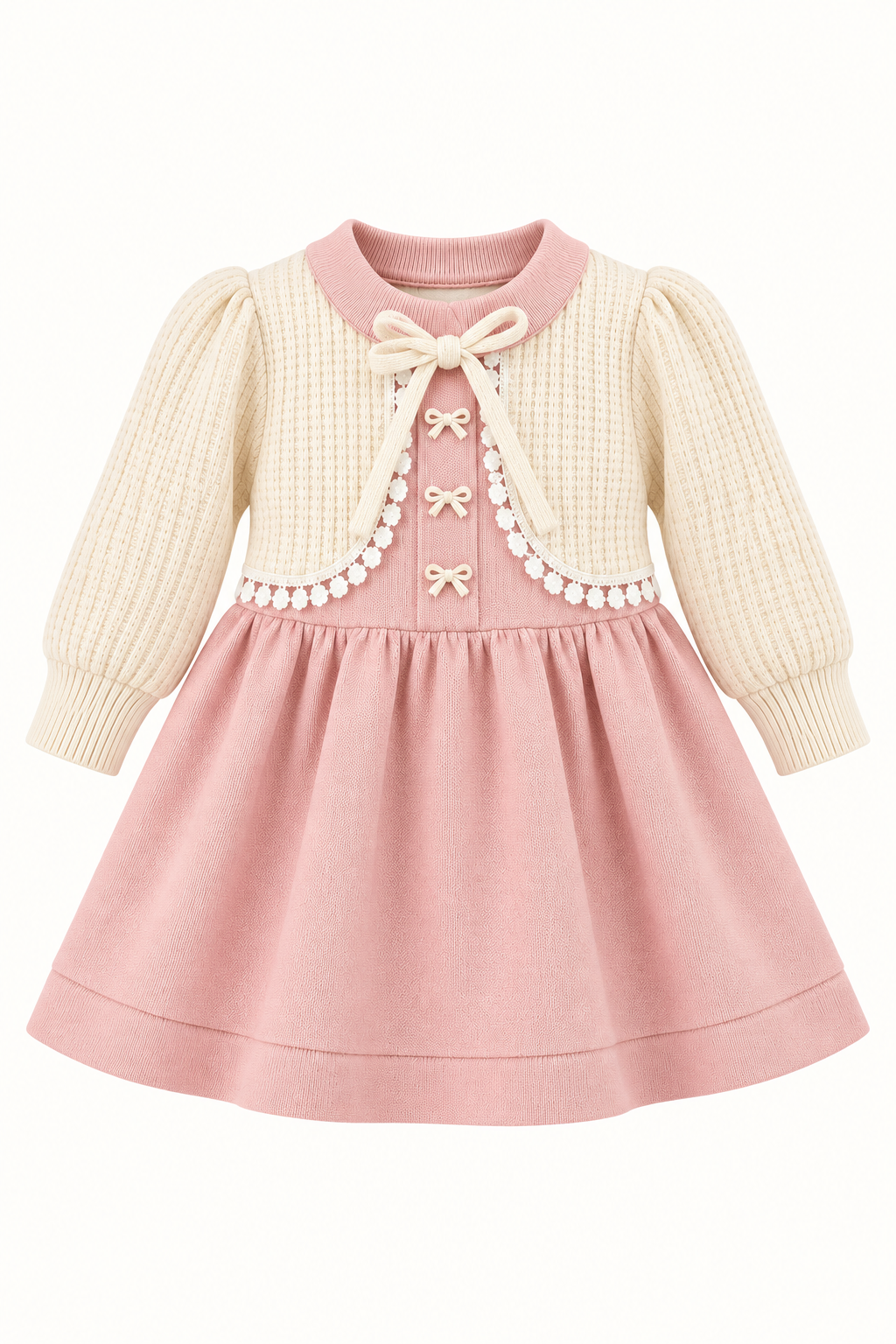 Cherry Lace Knit Dress