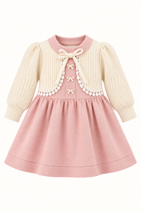 Cherry Lace Knit Dress