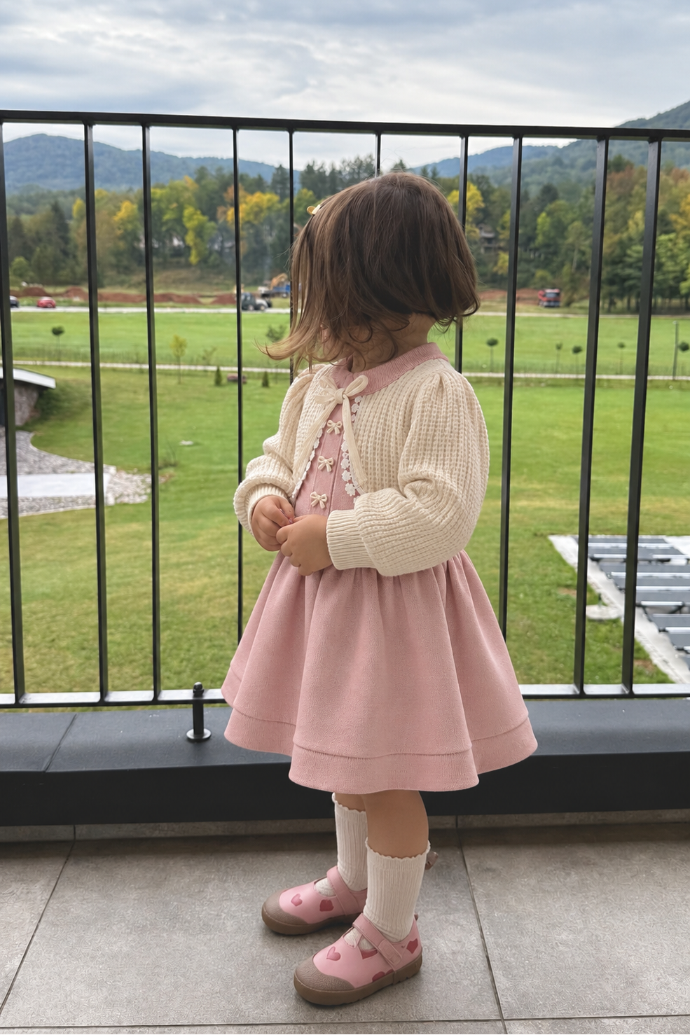 Cherry Lace Knit Dress