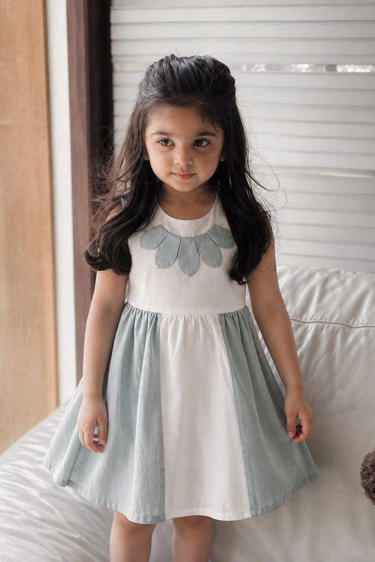 Sage Petal Dress