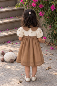Hazelnut Bow Dress