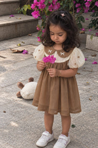 Hazelnut Bow Dress