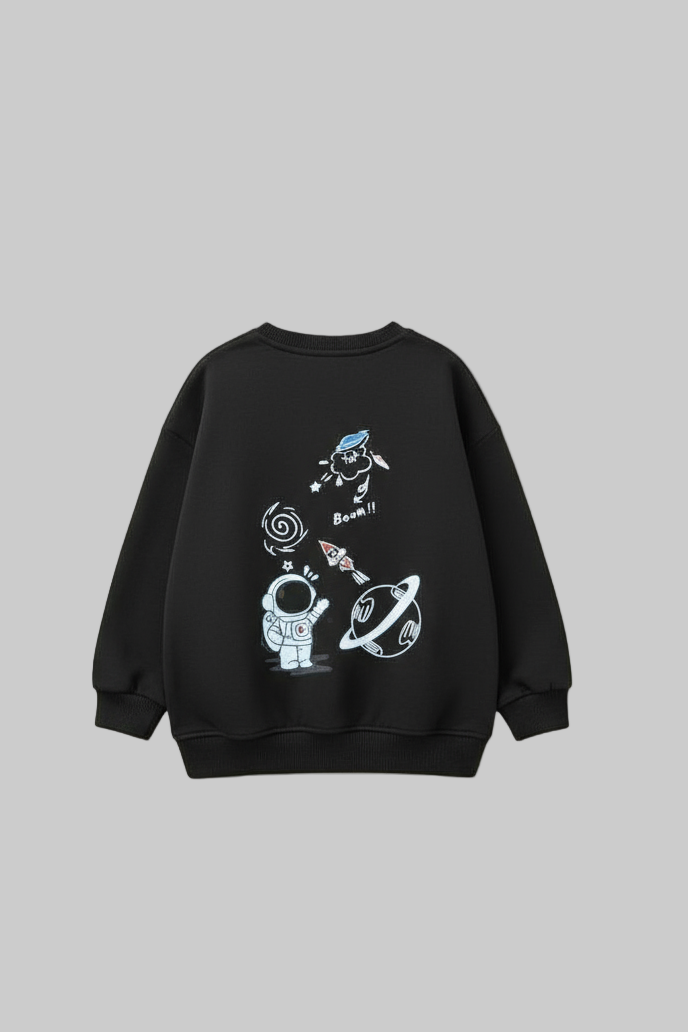 kids black sweatshirt