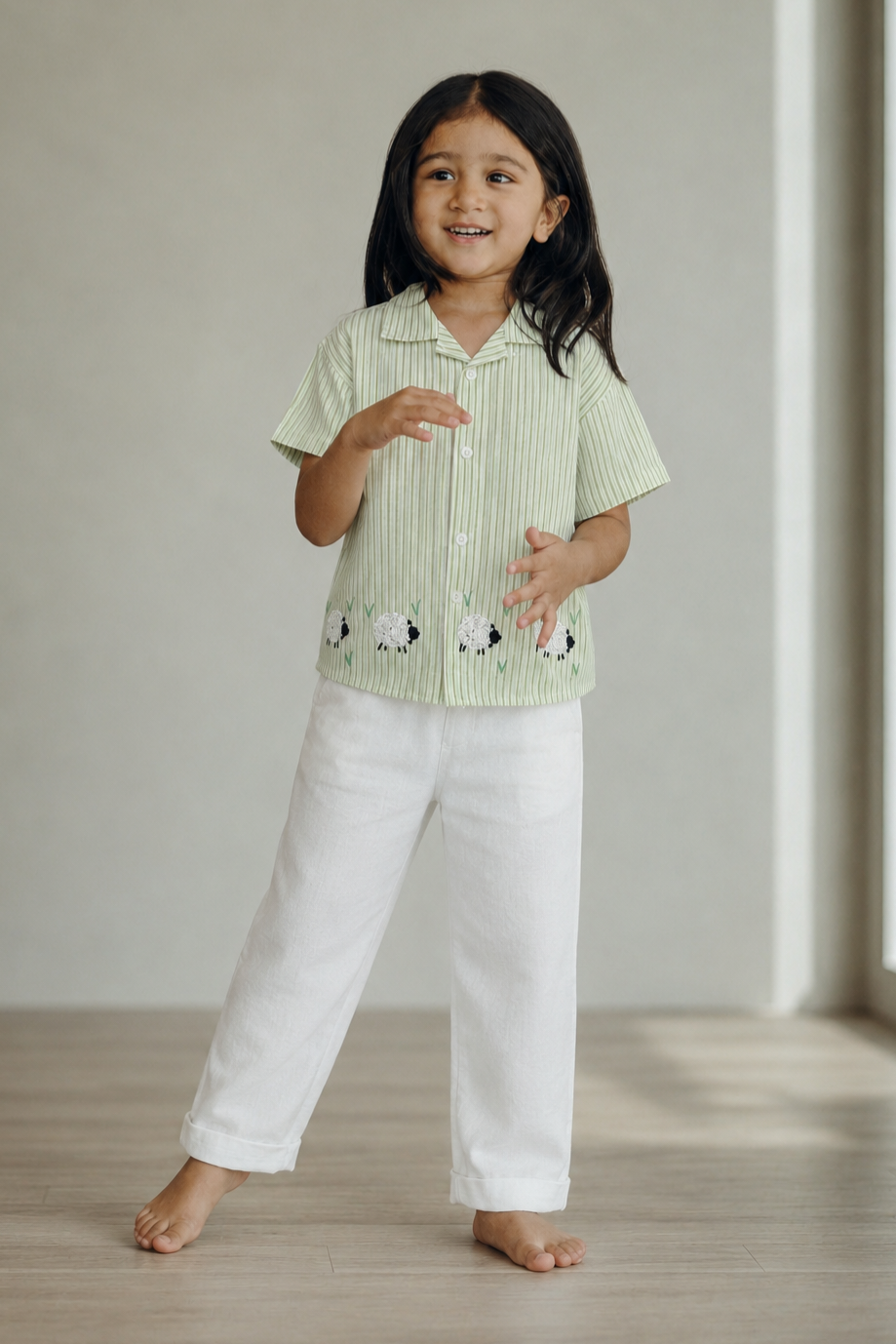 Sheep linen shirt