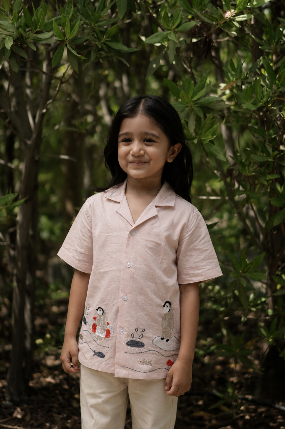 Little Penguin Poplin Shirt